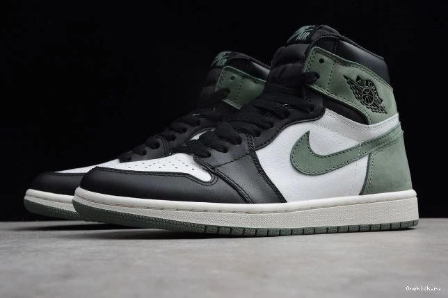 One Kick Clay 1 High Retro Air Green 555088-135 Jordan OG 0716